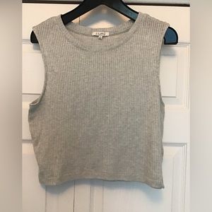 NWOT Z Supply sage green crop top size large